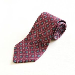 VTG Christian Dior Diamond Floral Silk Tie